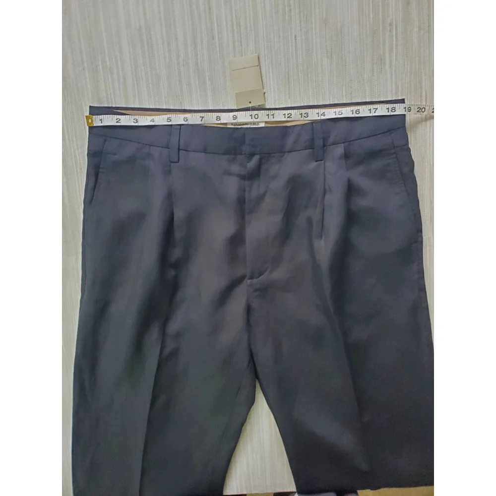 Men's Banana Republic Navy Standard Fit Dress Pants Waist 33 Navy Blue NWT